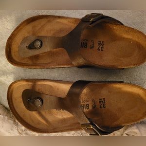 Birkenstock Gizeh, Graceful Toffee color, Size 37, NIB